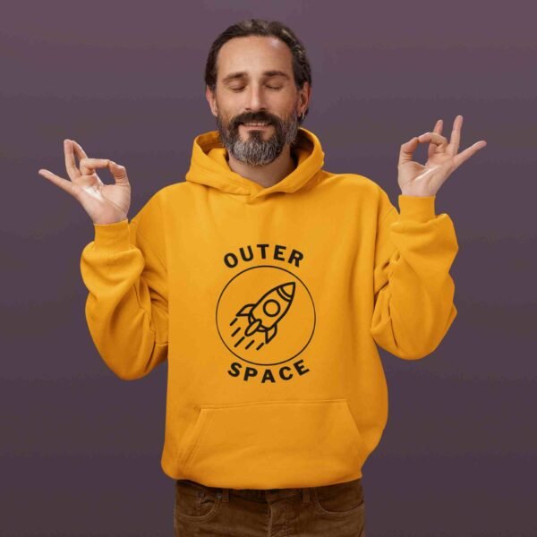 Outer Space Men Printed Hoodie