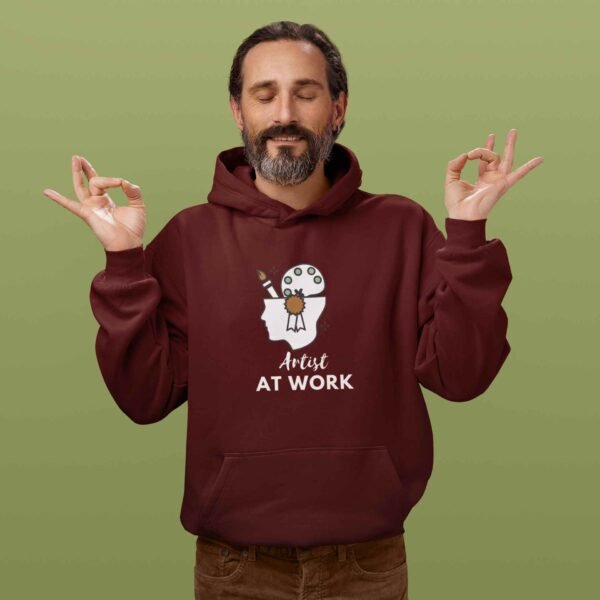 Artist Men Printed Hoodie