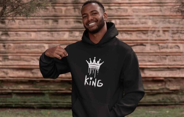 king Men Printed Hoodie