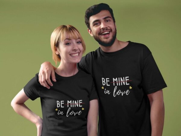 Be in Love Couple Printed T-Shirt
