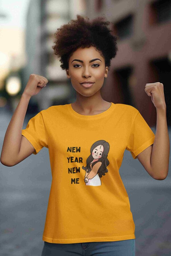 New Year Women Printed T-shirt