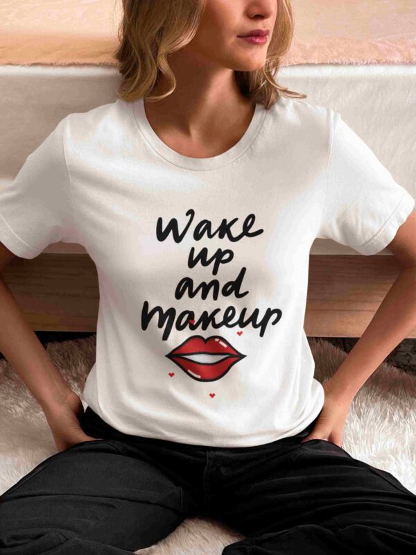 Wake Up Women Printed T-shirt