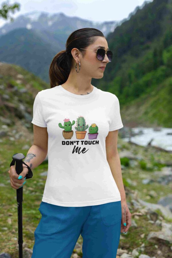 Don't touch Women Printed T-shirt