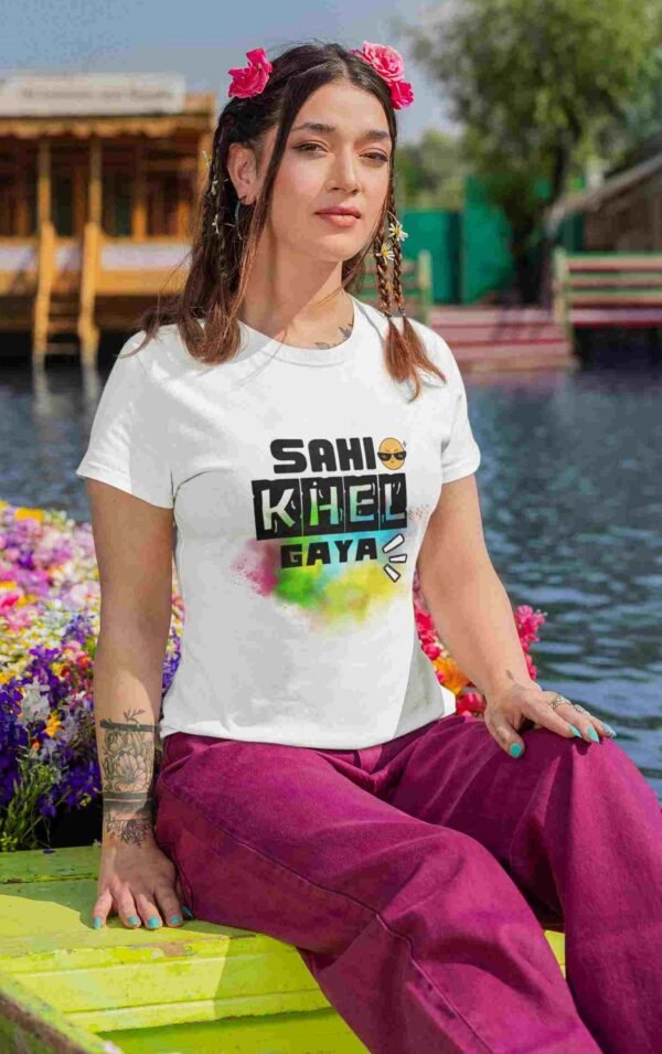 Sahi khel Women Printed T-shirt