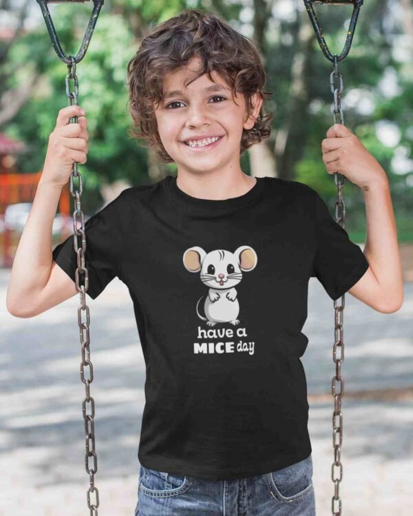 Mice Day Kids Printed T-Shirt