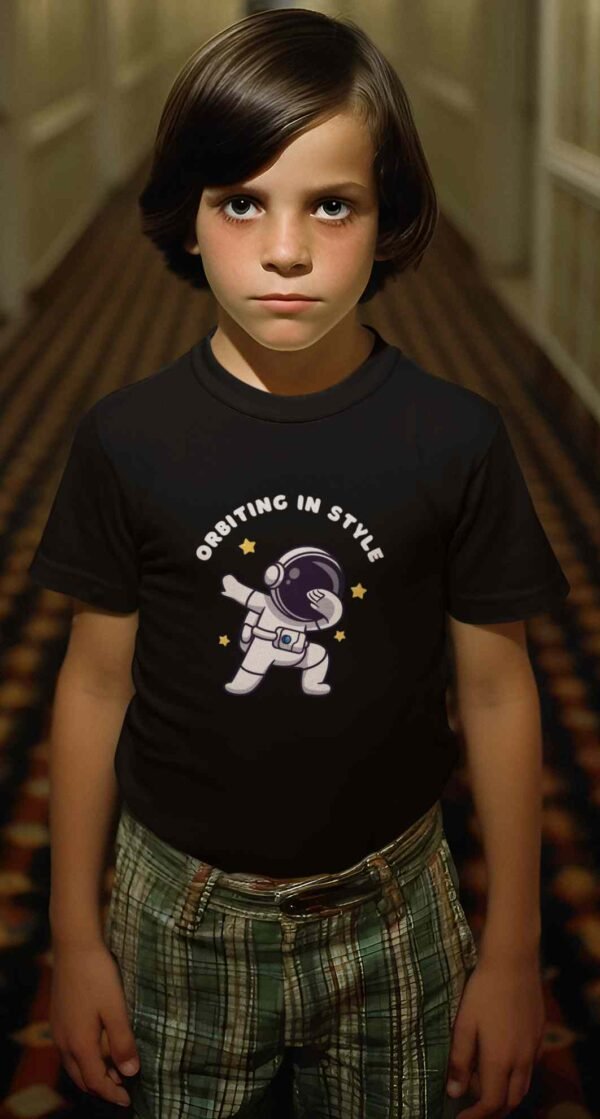 Orbiting Kids Printed T-Shirt