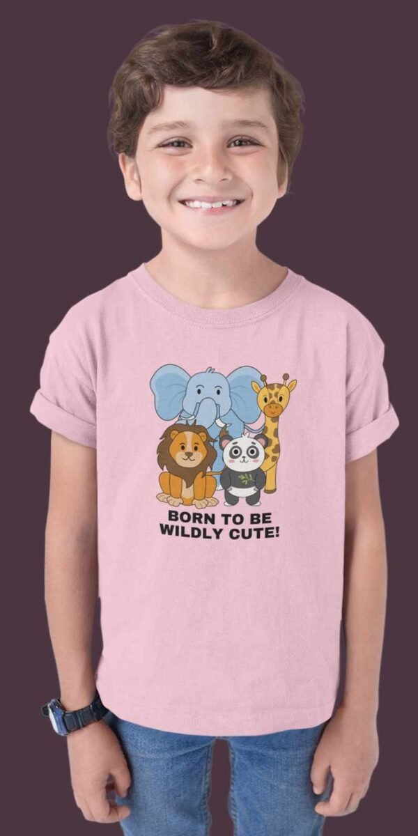 Wildly Cute Kids Printed T-Shirt