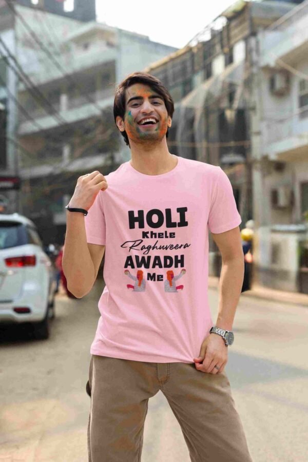 Holi Khele Men Printed T-Shirt