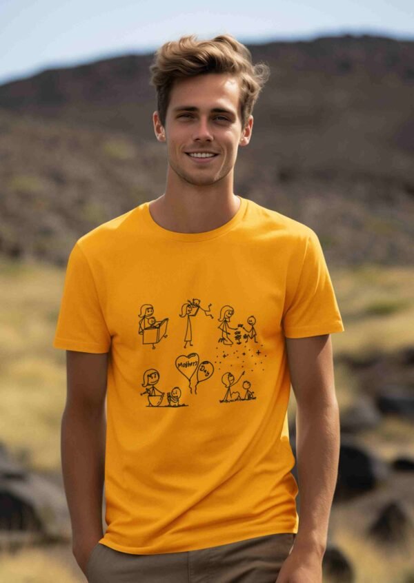 Mothers Day Printed Mens T-Shirt