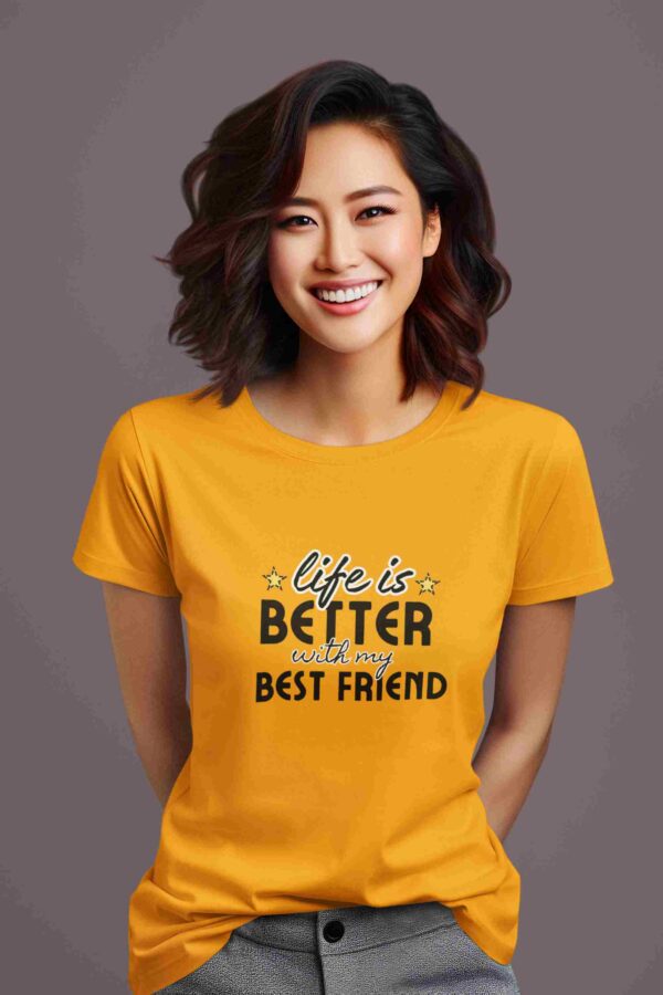 Womens Printed Tshirt for friendship Day