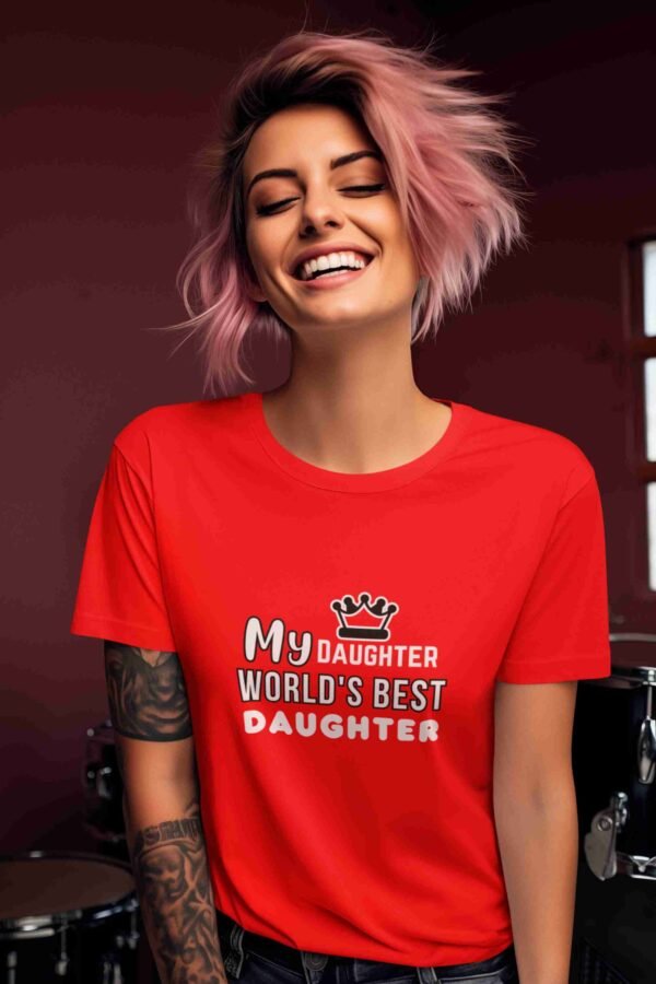 Womens Tshirt for Daughters Day